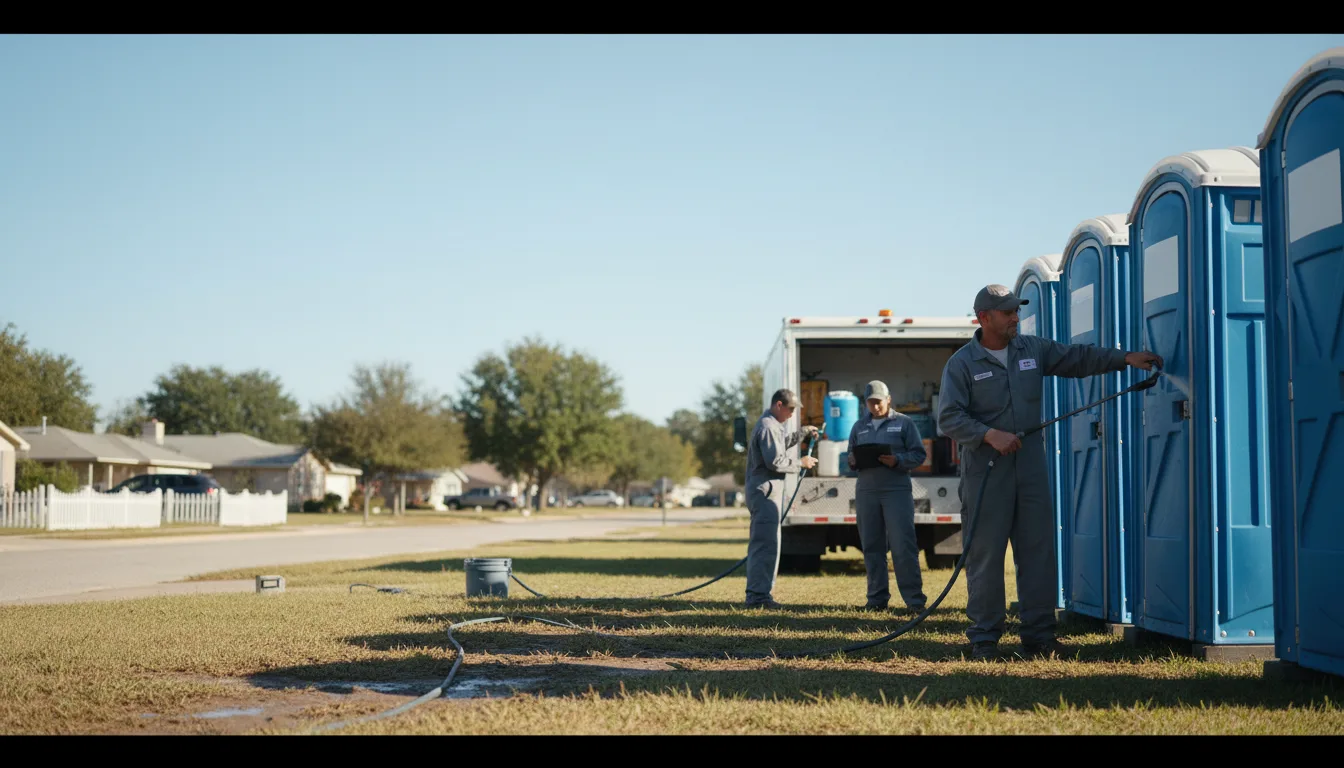 Long-Term Portable Toilet Rental in Montgomery, MI near me